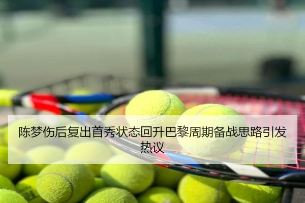 陈梦伤后复出首秀状态回升巴黎周期备战思路引发热议
